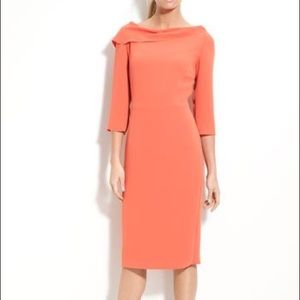 NWT Rachel Roy drape neck sheath dress